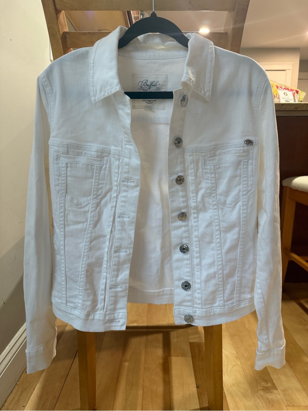 Buffalo David Bitton White Women’s Denim Jacket